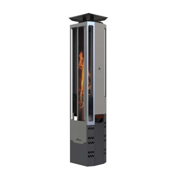 Calefactor exterior a pellet Tromen Oslo 10.000 Kcal/h Ecológico