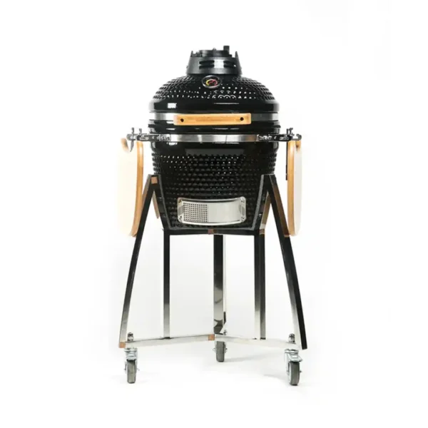 Asador pampero 16" negro Kamado Argentino