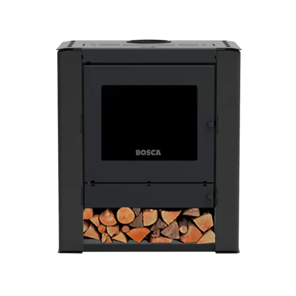 Salamandra a leña Bosca Gold 500 Black Vision – 10.318,14 Kcal/h
