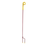 Varilla de hierro roja con rulo amarillo Pack x25