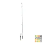 Varilla plástica blanca para 4 hilos