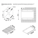 Horno a gas Tromen TRH para embutir - Imagen 10