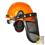 Casco protector auditivo y facial