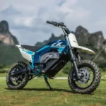 Moto eléctrica CFMoto Dirt Bike CX-2E azul - Imagen 8