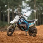 Moto eléctrica CFMoto Dirt Bike CX-2E azul - Imagen 9