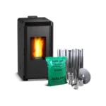 Kit de instalación Bosca a pellet horizontal para exterior 80mm x 4 mts - Imagen 2
