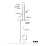 Kit de instalación Bosca a leña recto base 6" x 4 mts - Imagen 3