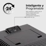 Calefactor a pellet Bosca Black Vision Burdeo 9,1 kW - Imagen 8