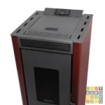 Calefactor a pellet Bosca Black Vision Burdeo 9,1 kW - Imagen 10