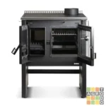 Cocina a Leña Bosca Ares 70 Charcoal - Imagen 3
