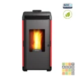 Calefactor a pellet Bosca Hera+ Rojo 9kW