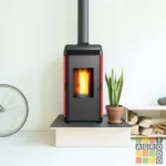 Calefactor a pellet Bosca Hera+ Rojo 9kW - Imagen 5