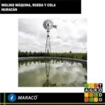 Molino Huracán 10 pies máquina rueda y cola - Imagen 3