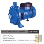 Bomba centrífuga 220V 750W 1.0HP 140 lts x min Maracó - Imagen 3