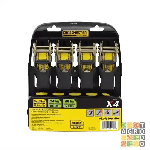 02848 Cincha con crique 5 mts x 25 mm Crossmaster - Imagen 1