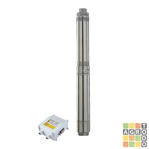 03407 Bomba sumergible 4" trifásica 1.5HP Leo 4XR6/11-1.1 con tablero - Imagen 1
