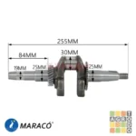 Cigüeñal cónico compatible Honda 5.5HP Maracó - Imagen 2