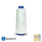 Cono de Hilo de Poliéster Blanco 800 Metros 200 g