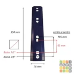 Cuchilla para desmalezadora Mainero 6026/6025 0595 - Imagen 3