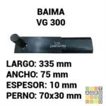 Cuchilla para desmalezadora Baima B285/B400 2048 - Imagen 2