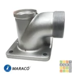 Codo de salida compatible motobomba 2" Maracó
