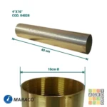 Camisa de Cilindro de Bronce Maracó 4" x 16" para Tiretas - Imagen 2