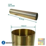 Camisa de Cilindro de Bronce Maracó 3" x 18" para Tiretas - Imagen 2