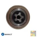 Eje de torreta 145mm Husqvarna/Poulan 42/46 Con bolilleros 4 Puntas - Imagen 2