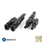 Par de Conectores MC4 T2 para Paneles Solares Maracó® – 1M + 1H - Imagen 2