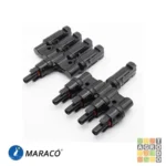 Par de Conectores MC4 Cuádruple 4 a 1 Maracó® – Solar