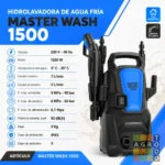 Hidrolavadora Gamma Master Wash 1500 | 90 Bar | 1500W - Imagen 3