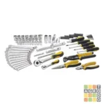Juego de Tubos y Herramientas Stanley | 110 Piezas – 1/4” y 1/2” - Imagen 2