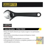 Llave Francesa Crossmaster 6" (152 mm) - Imagen 2