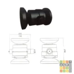 Bancada Caja de Rastra Ombú 225 mm – Eje 39 mm, Rodamiento 30211 - Imagen 2
